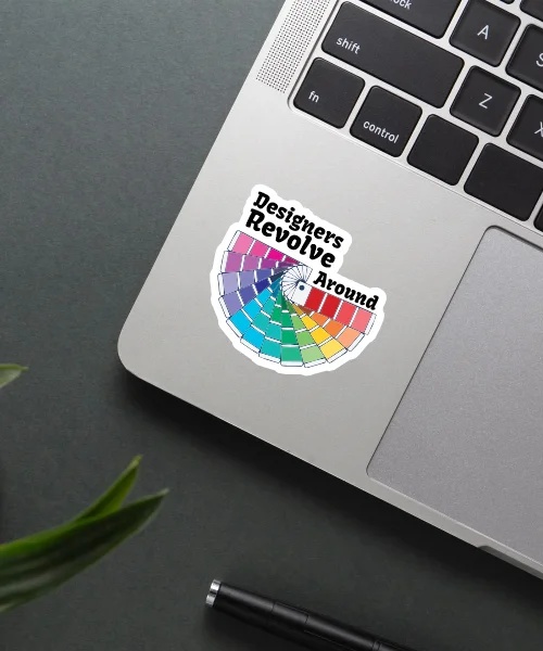 Designers Revolve Around Sticker Designers Revolve Around Sticker