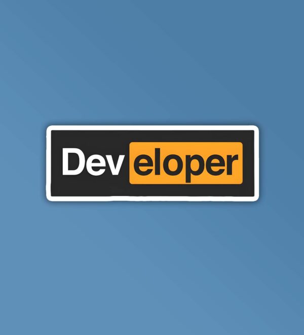 Developer Programmer Coding Sticker Developer Programmer Coding Sticker