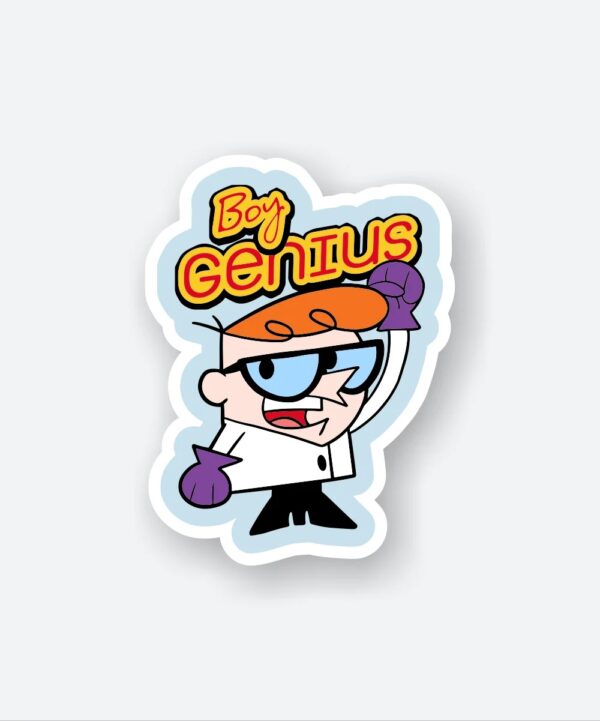 Dexter Be Genius Sticker