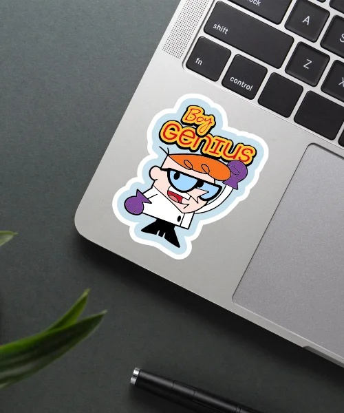 Dexter Be Genius Sticker
