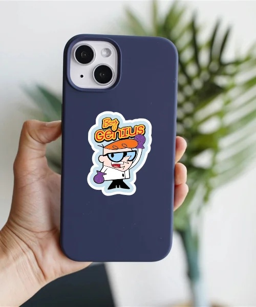 Dexter Be Genius Sticker
