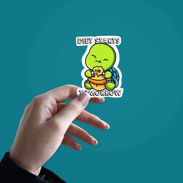 Diet Starts Tomorrow Sticker