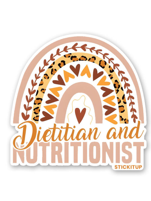 Dietitian And Nutritionist Sticker