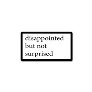 Disappointed Sticker Disappointed Sticker