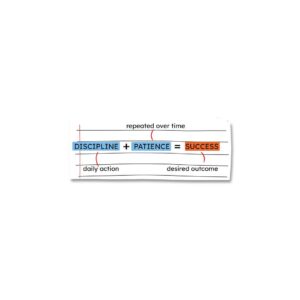Discipline And Patience Sticker