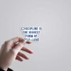 Discipline Is The Highest Form Of Self Love Motivational Stickers