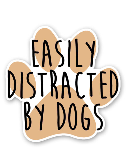 Distracted By Dog Sticker