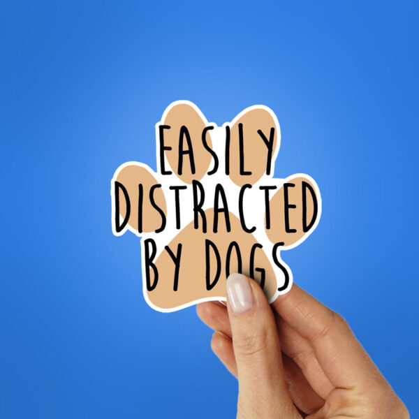 Distracted By Dog Sticker