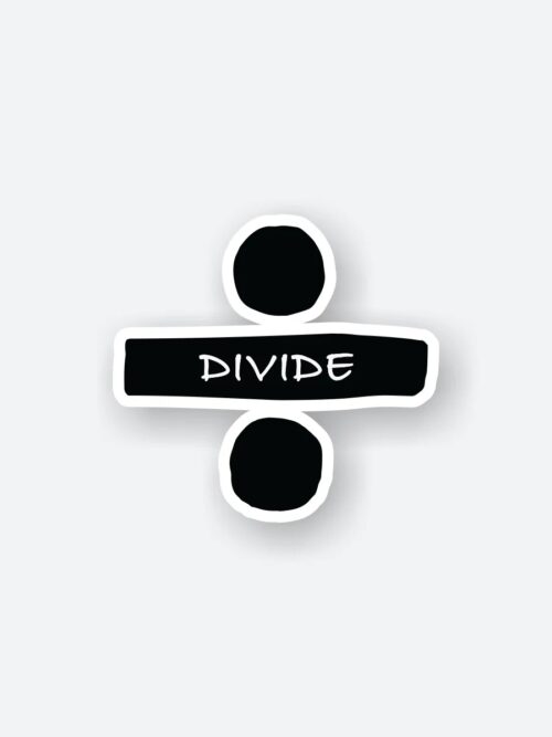 Divide Album Logo Sticker