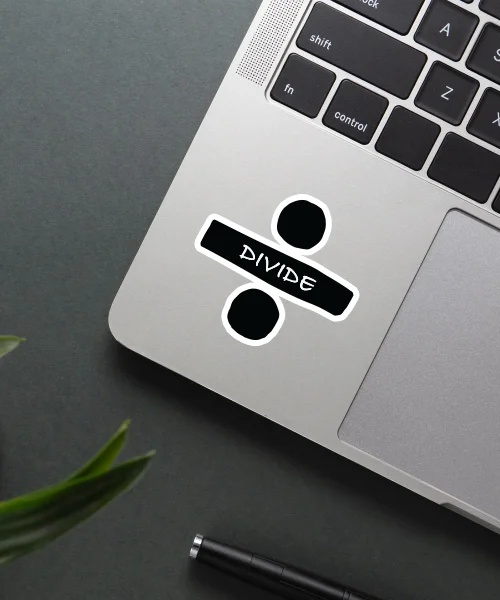 Divide Album Logo Sticker