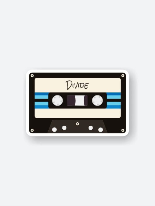 Divide Casette Sticker