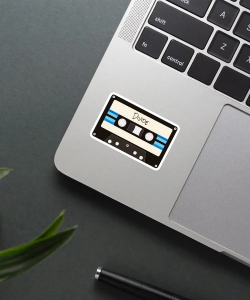 Divide Casette Sticker