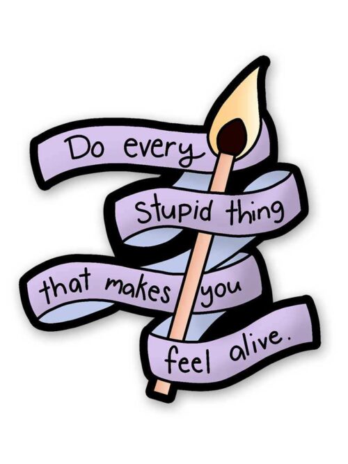 Do Every Stupid Thing Sticker