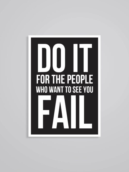 Do It Motivational Stickers