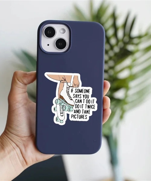 Do It Twice Sticker