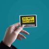 Do Not Disturb Sticker