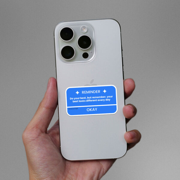 Do Your Best Sticker