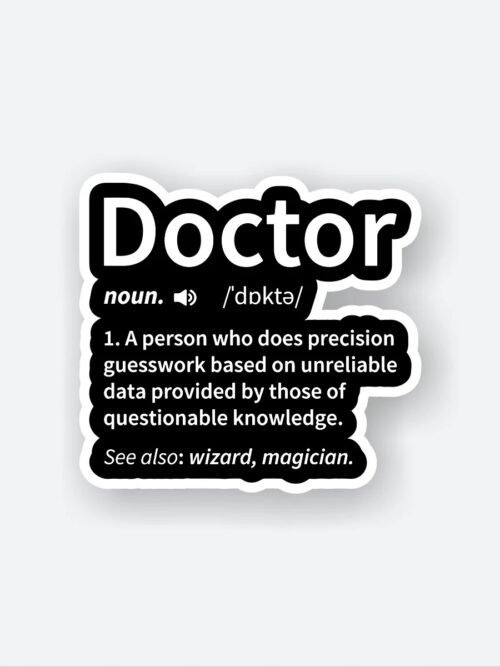 Doctor Definition Sticker
