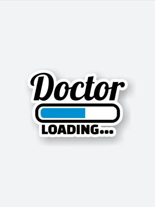 Doctor Loading Sticker
