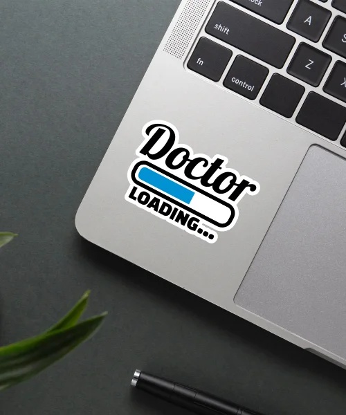 Doctor Loading Sticker