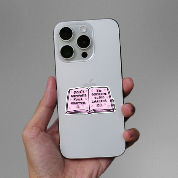 Dont Compare Your Chapter Sticker Dont Compare Your Chapter Sticker