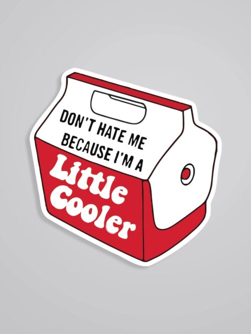 Dont Hate Me Because I Am A Little Cooler Witty Stickers