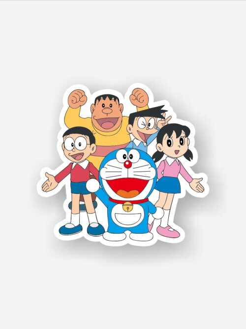 Doreamon And Friends Sticker