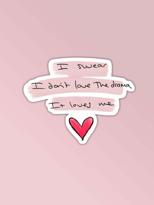 Drama Loves Me Taylor Swift Stickers