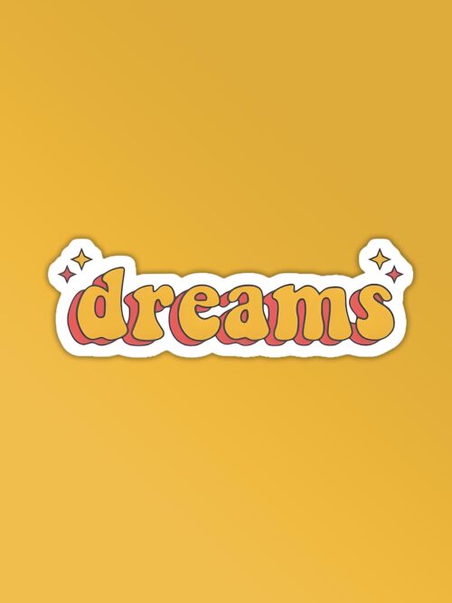 Dreams Laptop Mobile Stickers