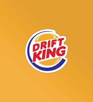 Drift King Sticker