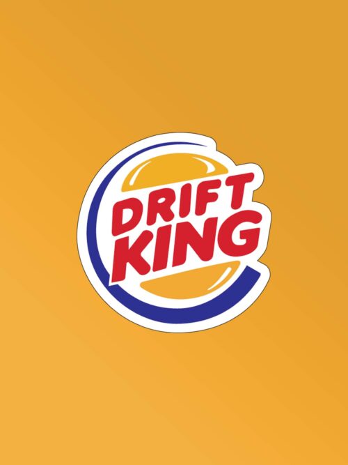 Drift King Sticker