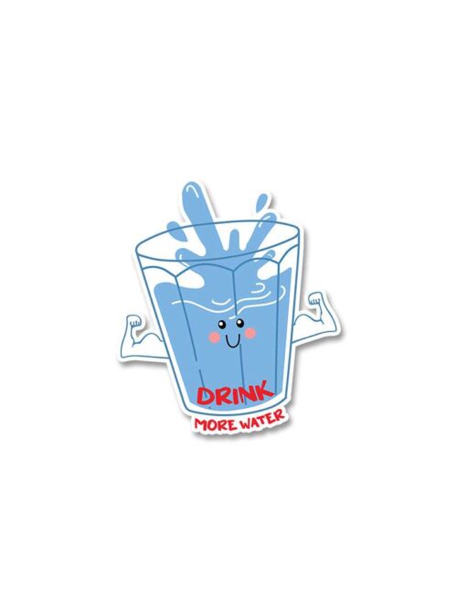 Drink More Water Sticker