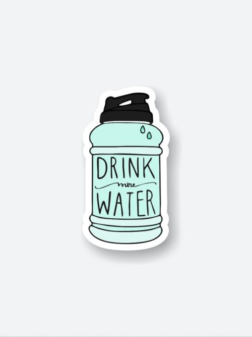 Drink Water Sticker