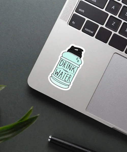 Drink Water Sticker