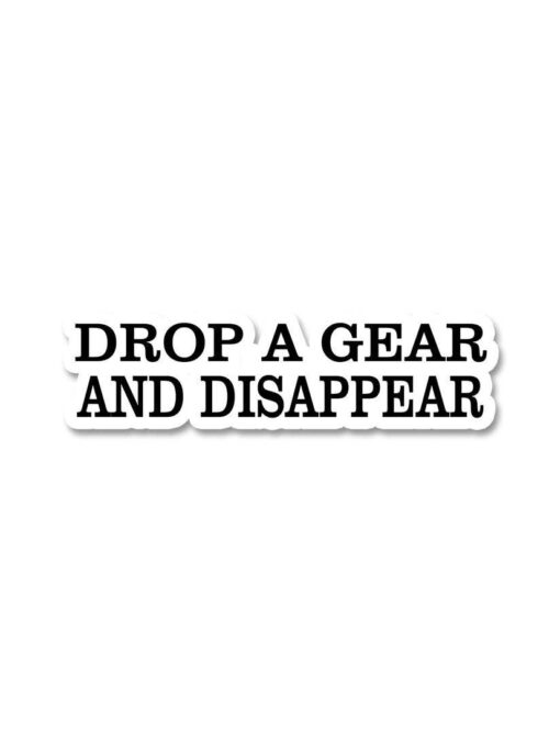 Drop A Gear Sticker