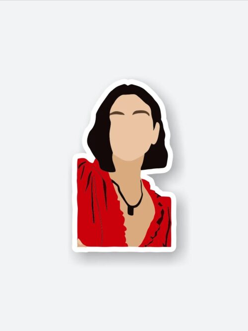 Dua Lipa Faceless Sticker