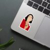 Dua Lipa Faceless Sticker