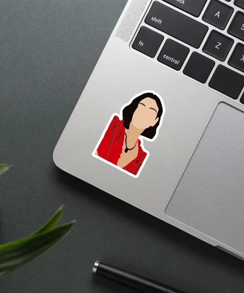Dua Lipa Faceless Sticker