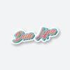 Dua Lipa Name Sticker