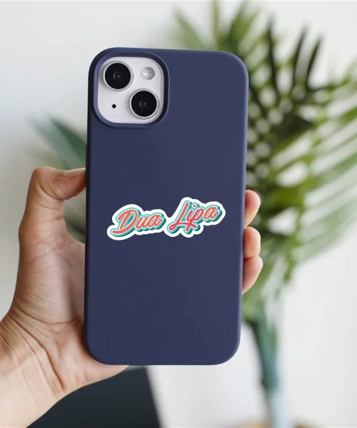 Dua Lipa Name Sticker