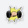 Dumbbell Sticker