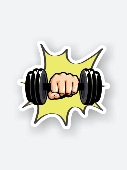 Dumbbell Sticker