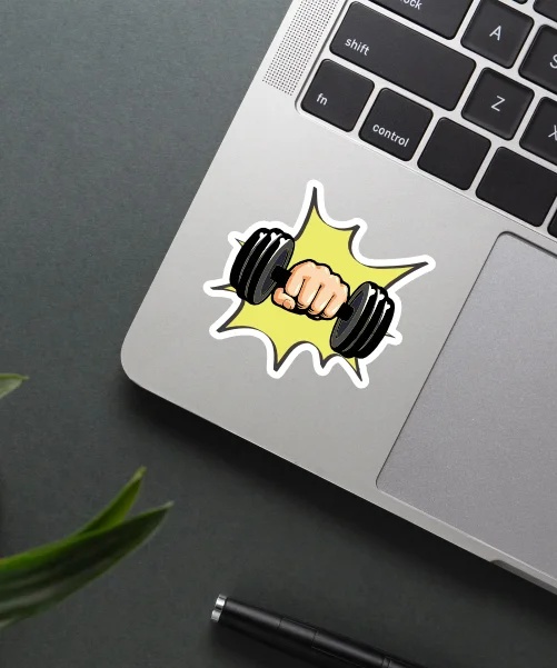 Dumbbell Sticker