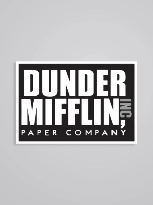 Dunder Mifflin Paper Company TV Shows Stickers