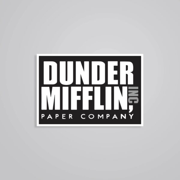 Dunder Mifflin Paper Company TV Shows Stickers