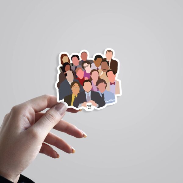 Dunder Mifflin Staff TV Shows Stickers