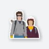 Dustin And Steve Stranger Things Sticker
