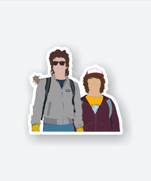 Dustin And Steve Stranger Things Sticker
