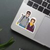 Dustin And Steve Stranger Things Sticker