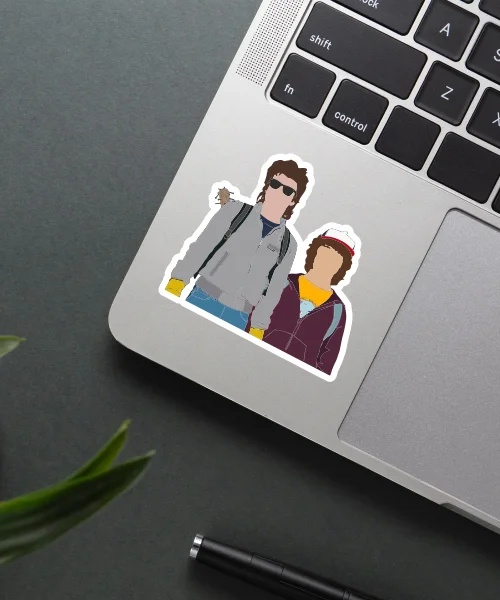 Dustin And Steve Stranger Things Sticker
